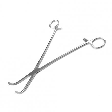 Затискач кровоспинний, по Mixter, зігнутий, № 2. Довжина 25 см